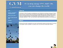 Tablet Screenshot of gvmfoundation.org